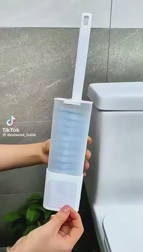 Scopino bagno con 8 ricambi