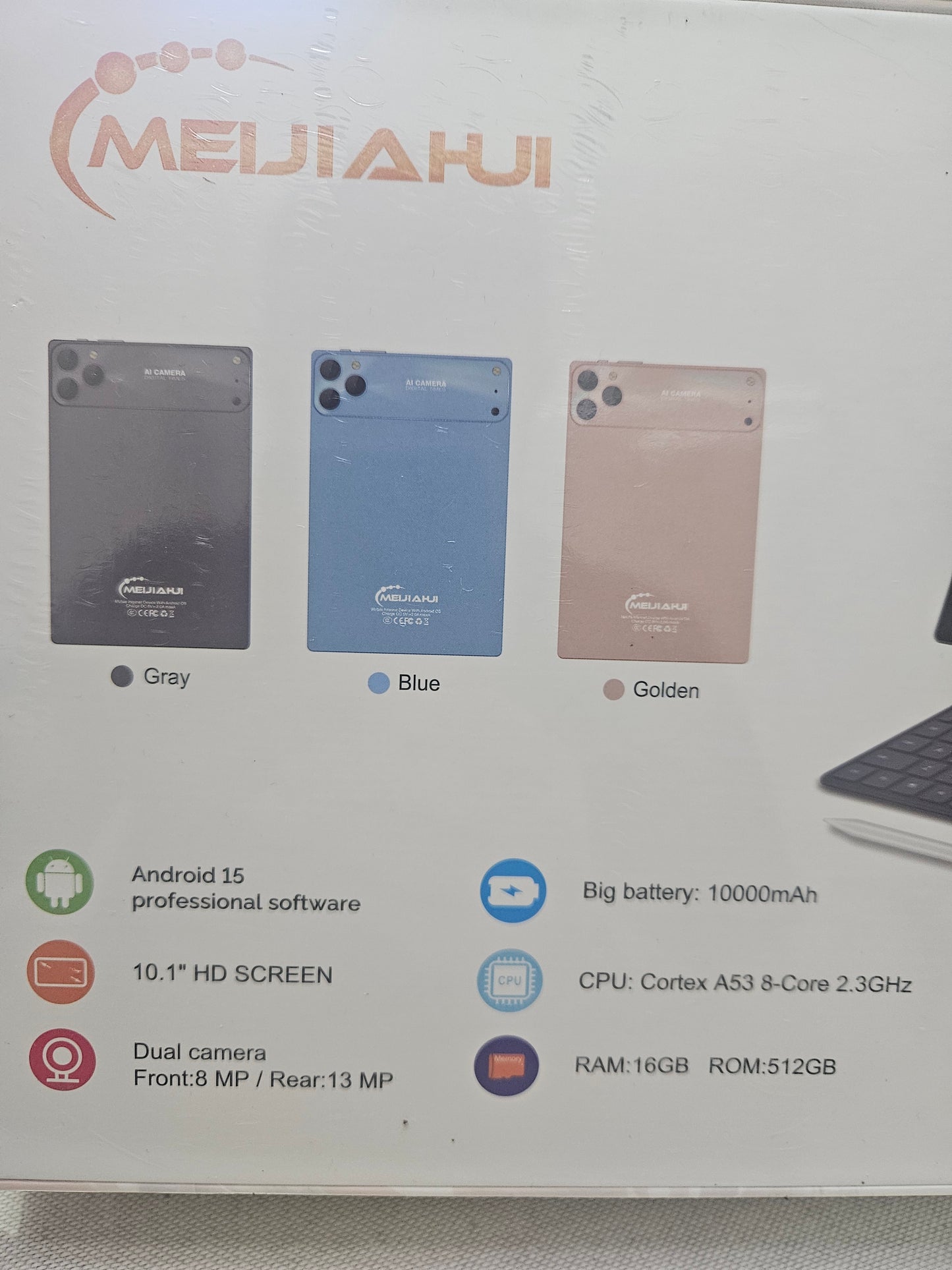 Tablet Meijiahui K17 Pro - 10.1" HD | 16GB RAM + 512GB ROM