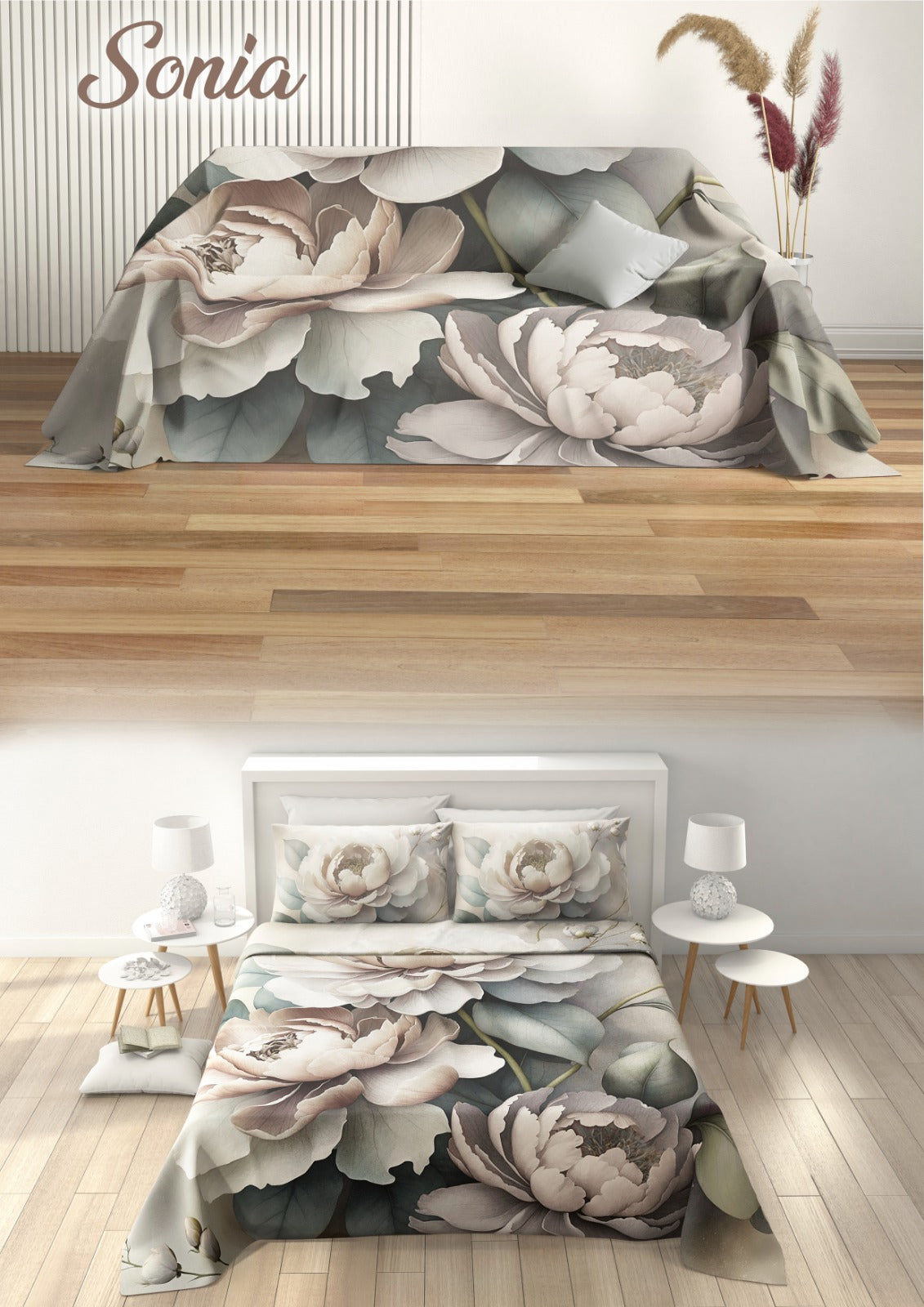 Copriletto/grandfoulard matrimoniale irge 240x270cm