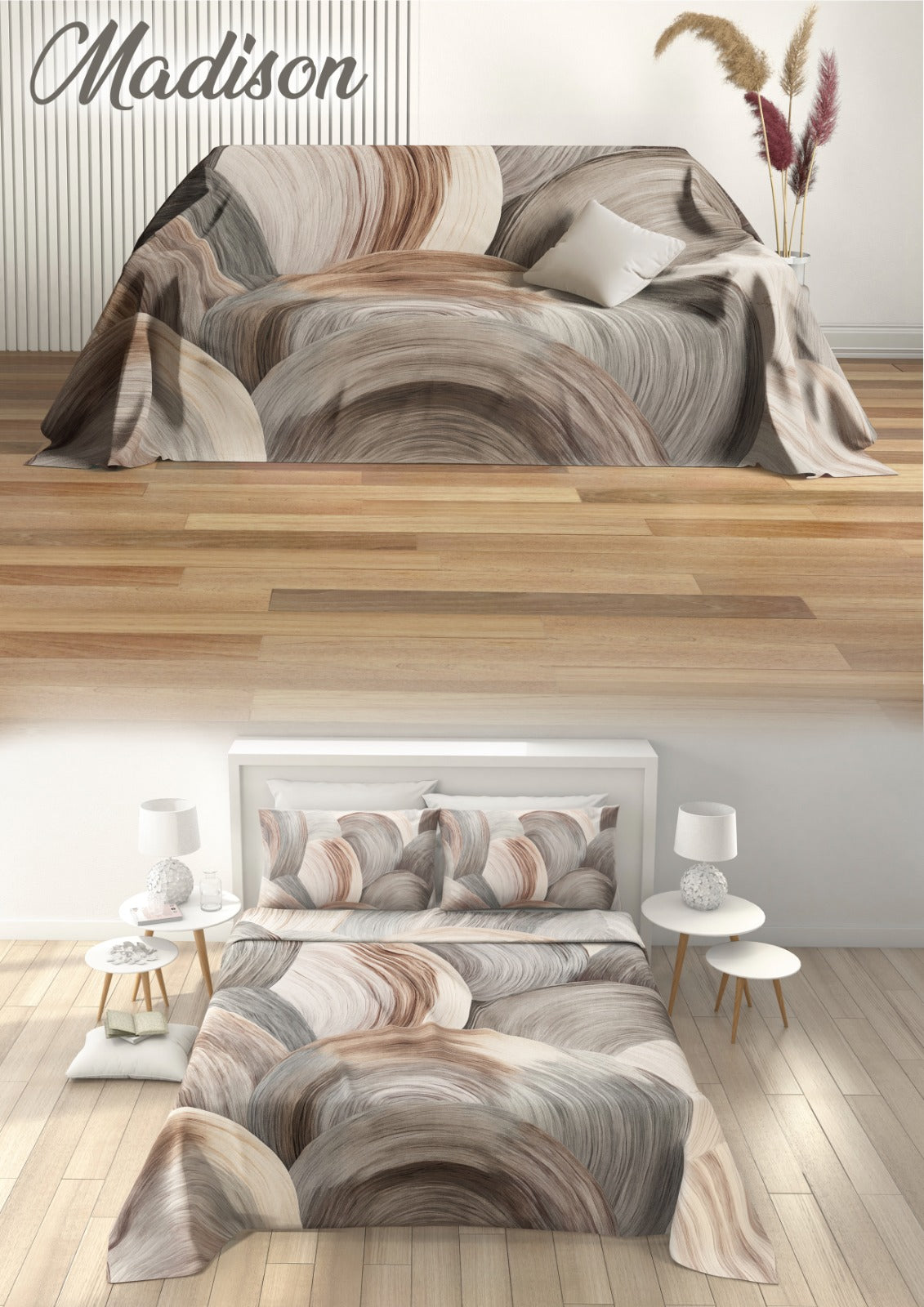 Copriletto/grandfoulard matrimoniale irge 240x270cm