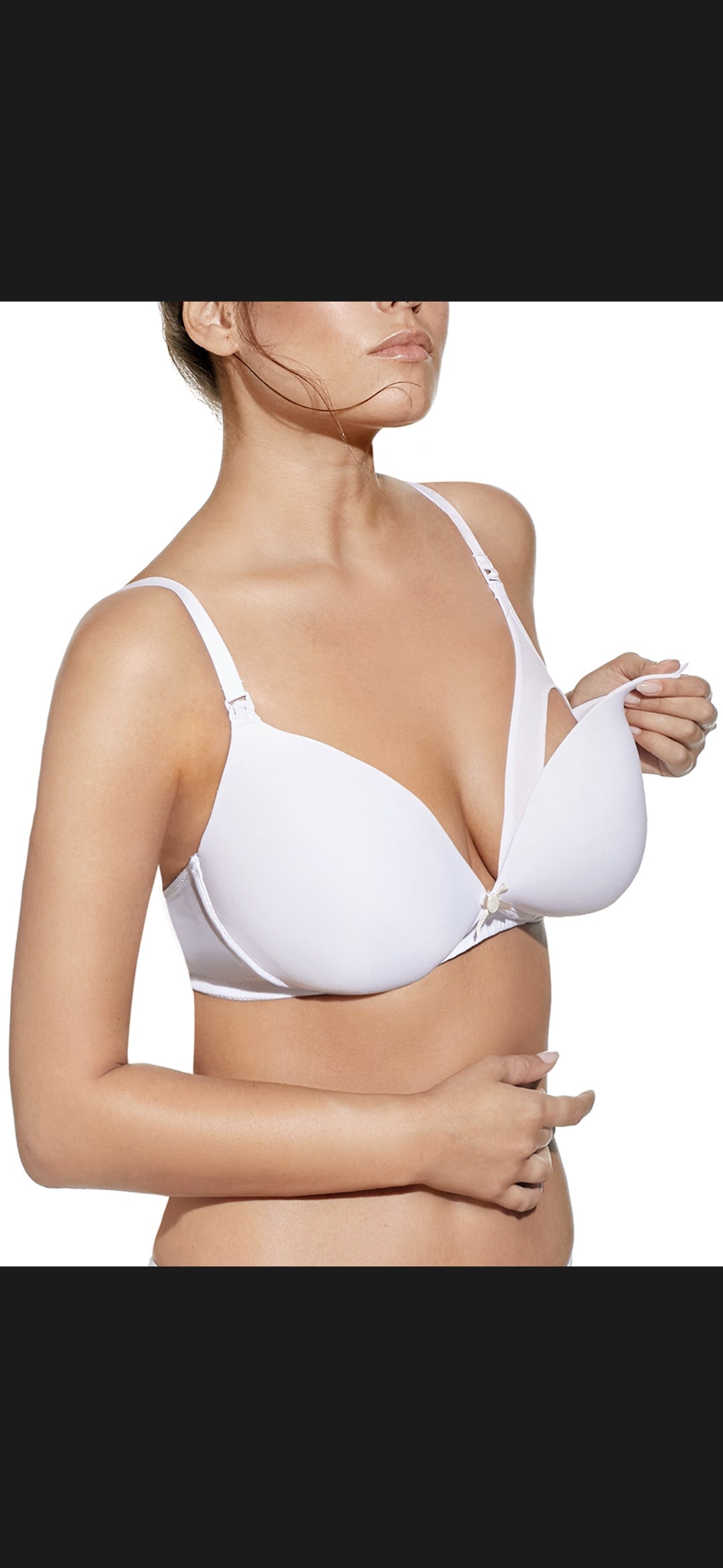 Reggiseno Selene Alba coppa c
Reggiseno per allattamento in microfibra senza ferretto e con coppe imbottite con fodera in cotone