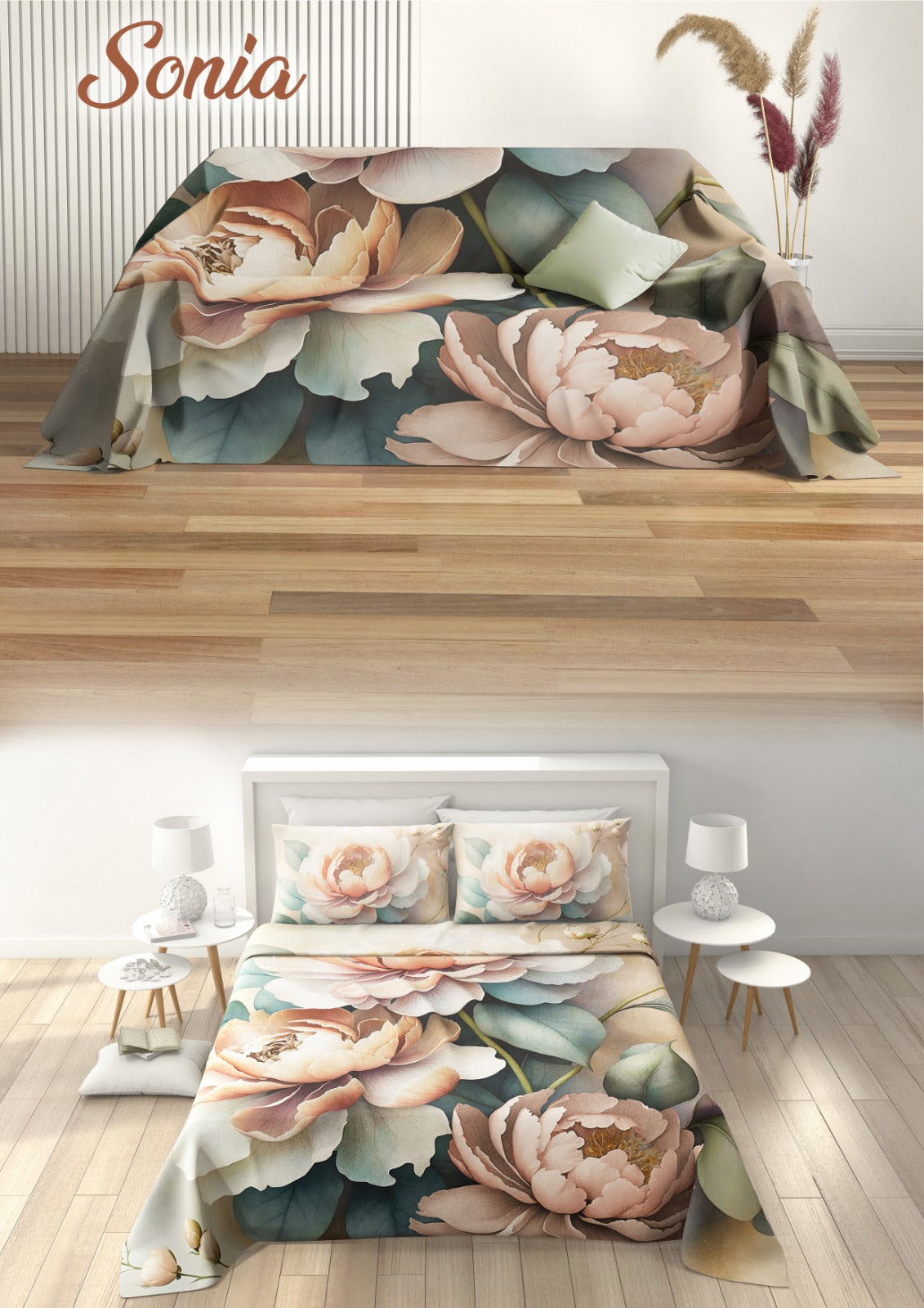Copriletto/grandfoulard matrimoniale irge 240x270cm