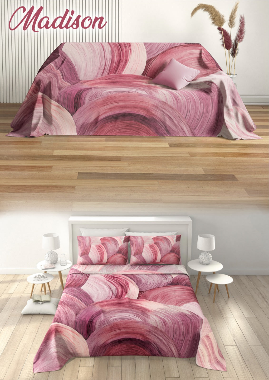 Copriletto/grandfoulard matrimoniale irge 240x270cm